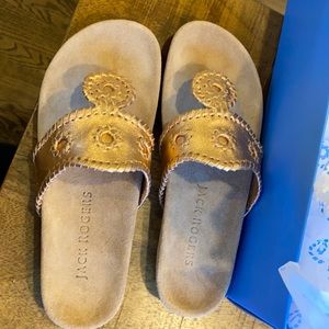 Jack Rogers comfort sandals never worn. 7.5